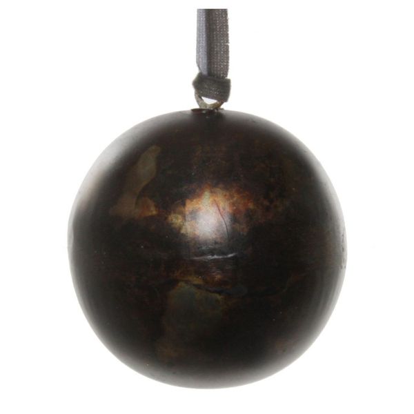 Металлический шар из состаренной латуни 8 см 53645 SHISHI