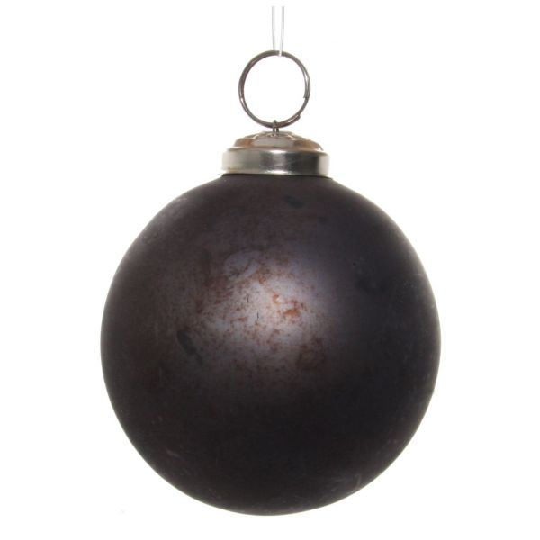 Стеклянный шар выдержанный синий 8 см 55017 SHISHI
