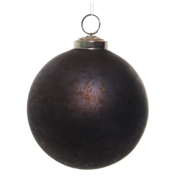 Стеклянный шар выдержанный синий 10 см 55018 SHISHI