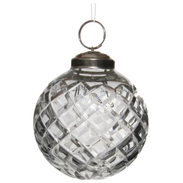 Стеклянный шар хрустальная огранка бриллиант прозрачный 6 см 55059 SHISHI