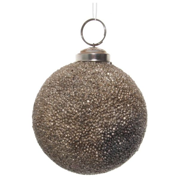 Стеклянный шар медь античные кристаллы 8 см 55085 SHISHI