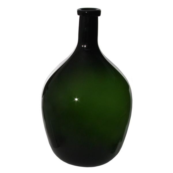 Стеклянная бутылка зеленого цвета d30;h50 см 55422 SHISHI