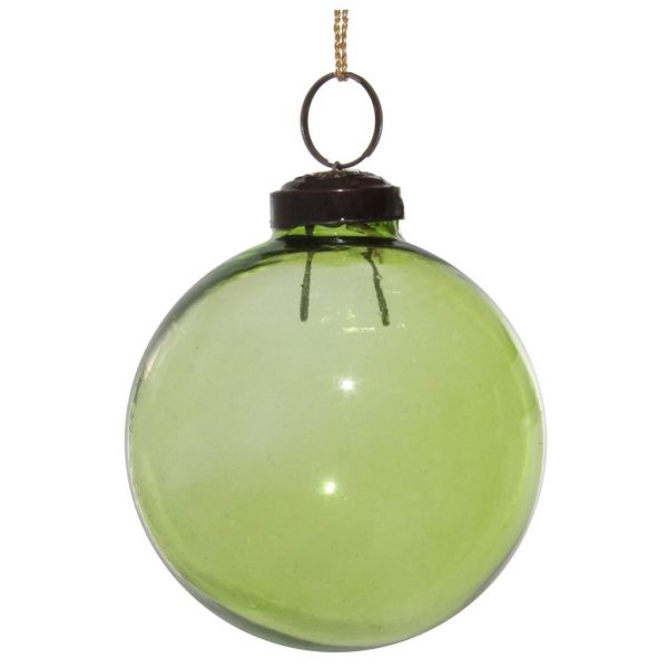 Стеклянный шар прозрачный зеленый 7 см 56177 SHISHI