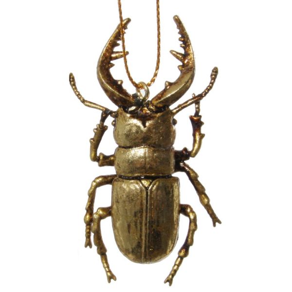 Орнамент в виде жука из античного золота 6,5 см 56794 SHISHI