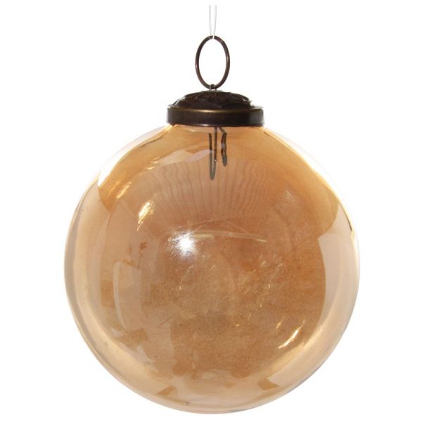 Стеклянный шар золотой блеск 10 см 56962 SHISHI