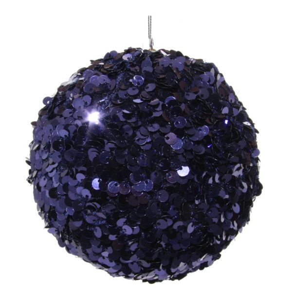 Блестящий шар синий 13 см 57501 SHISHI