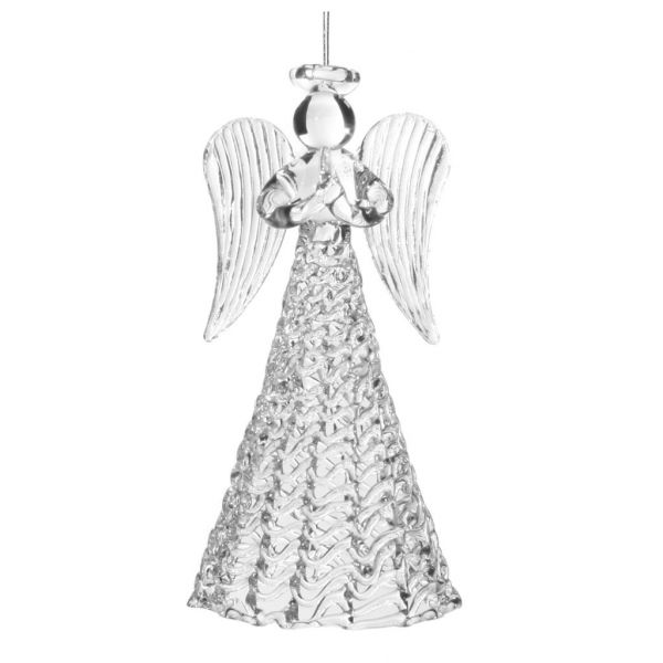 Стеклянная ангельская прозрачная закрученная юбка 12 см 57938 SHISHI