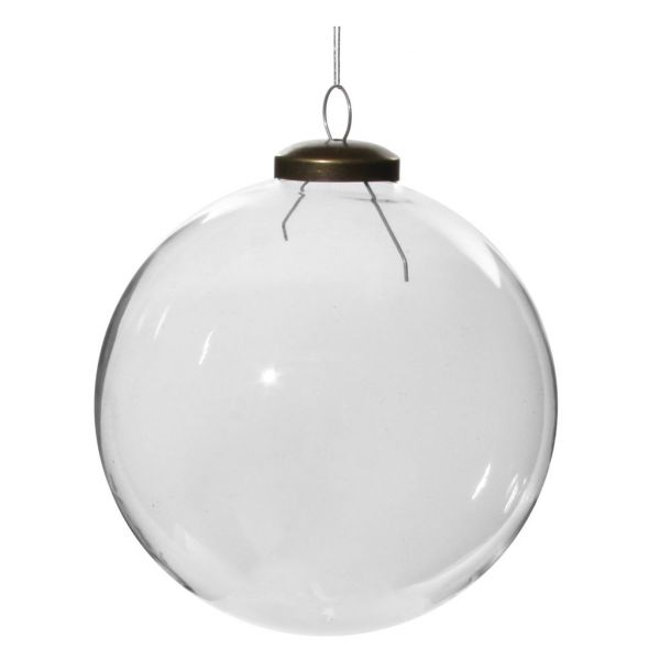 Стеклянный шар IY с большим отверстием прозрачный 10 см 58164 SHISHI