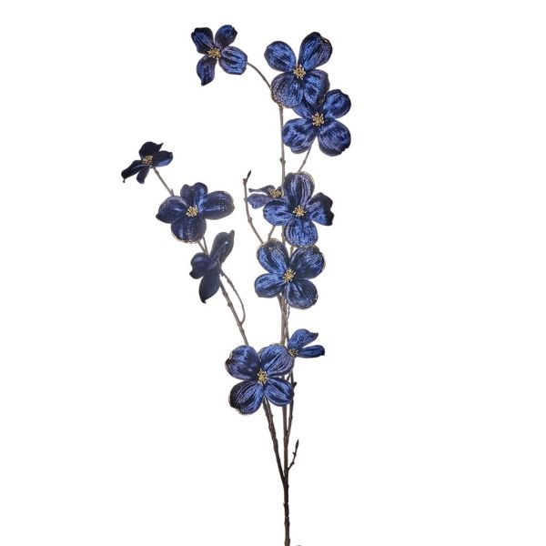 Синяя ветка цветов 99 см AL 71111 GOODWILL