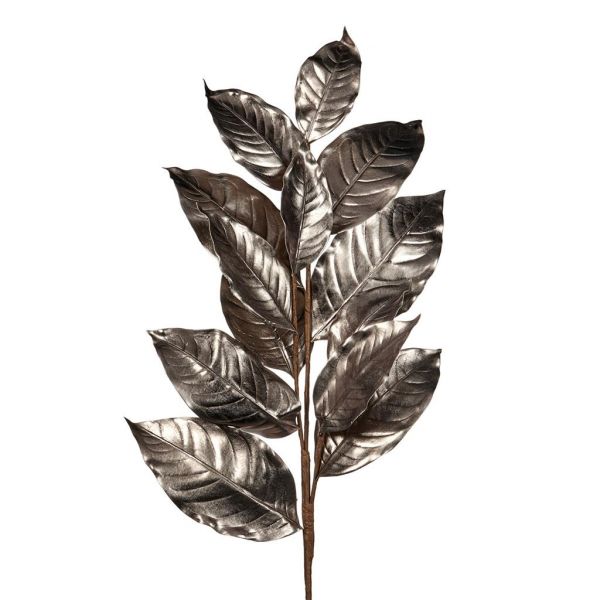 Декоративная ветка листья металлической магнолии 94 см AL 72136 GOODWILL