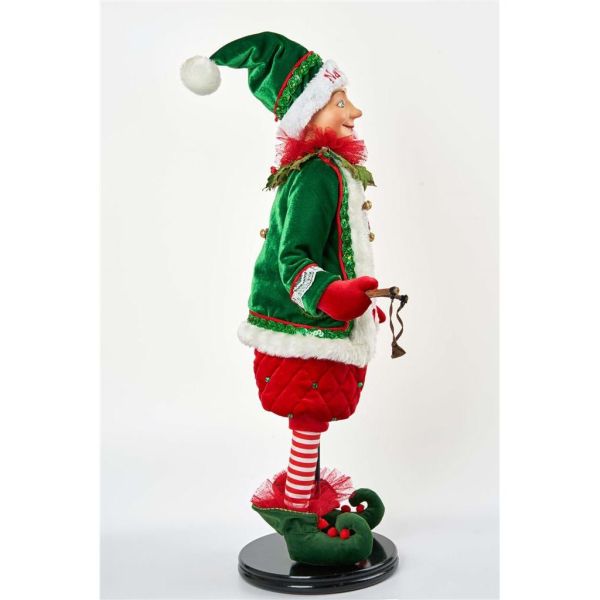 Кукла рождественского эльфа на подставке 66 см KC 28-128169 KATHERINE`S COLLECTION