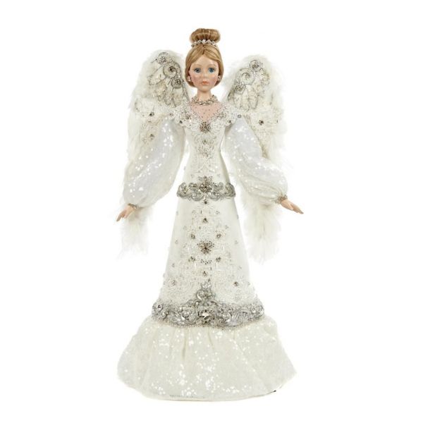 Кукла белоснежный ангел с хрустальным декором 58,5 см KC 28-928605 KATHERINE`S COLLECTION