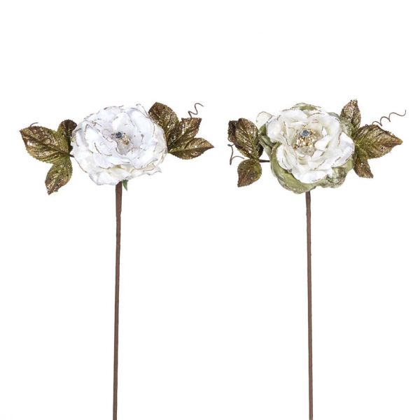 Набор декоративных веток 2 романтичные розы 45,5 см KC J 11-911557 KATHERINE`S COLLECTION